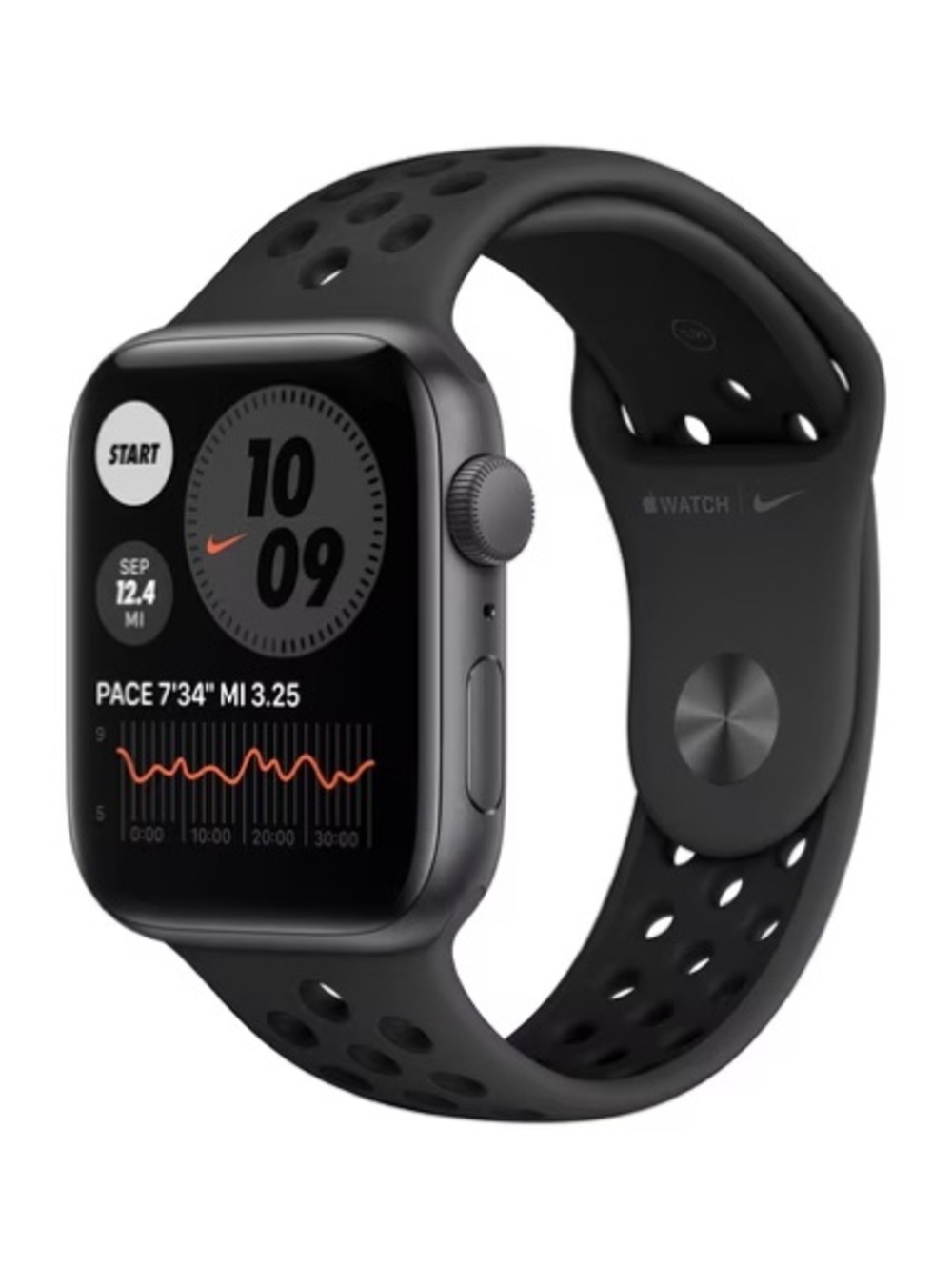 Apple Watch Nike SE (1st Gen) GPS, 44mm with Two Sport Bands